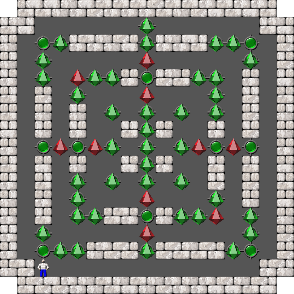 Sokoban Mass Remodel level 821